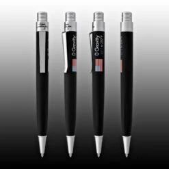 Fisher Space Zero Gravity Ballpoint Pen With American Flag Imprint In Black Rubber Finish -Pen & Paper Store fisher space zero gravity ballpoint pen with american flag imprint in black rubber finish 931