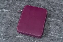 Galen Leather Pen Case Zippered 10 Slots In Purple 8 Galen Leather Pen Case Zippered 10 Slots In Purple -Pen & Paper Store galen leather pen case zippered 10 slots in purple 270
