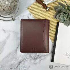 Girologio 12 Zippered Pen Case In Antique Brown 10 Girologio 12 Zippered Pen Case In Antique Brown -Pen & Paper Store girologio 12 zippered pen case in antique brown 100