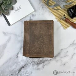 Girologio 12 Zippered Pen Case In Bomber Brown -Pen & Paper Store girologio 12 zippered pen case in bomber brown 775