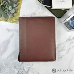 Girologio 24 Zippered Pen Case In Antique Brown -Pen & Paper Store girologio 24 zippered pen case in antique brown 738