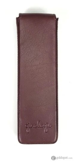 Girologio Double Magnetic Closure Pen Case In Antique Brown -Pen & Paper Store girologio double magnetic closure pen case in antique brown 546