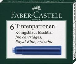 Graf Von Faber-Castell Ink Cartridges In Brilliant Blue - Pack Of 6