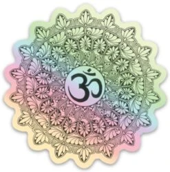 Holographic Mandala Sticker By Shweta Jain