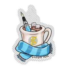 Hot Cocoa Nib Pen Sticker