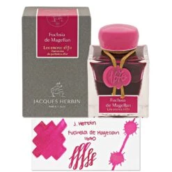 J. Herbin Fuchsia De Magellan 1670 Bottled Ink Bottled Fountain Pen Ink - 50 ML