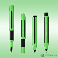 Kaweco AC Sport Fountain Pen In Carbon Green -Pen & Paper Store kaweco ac sport fountain pen in carbon green 353