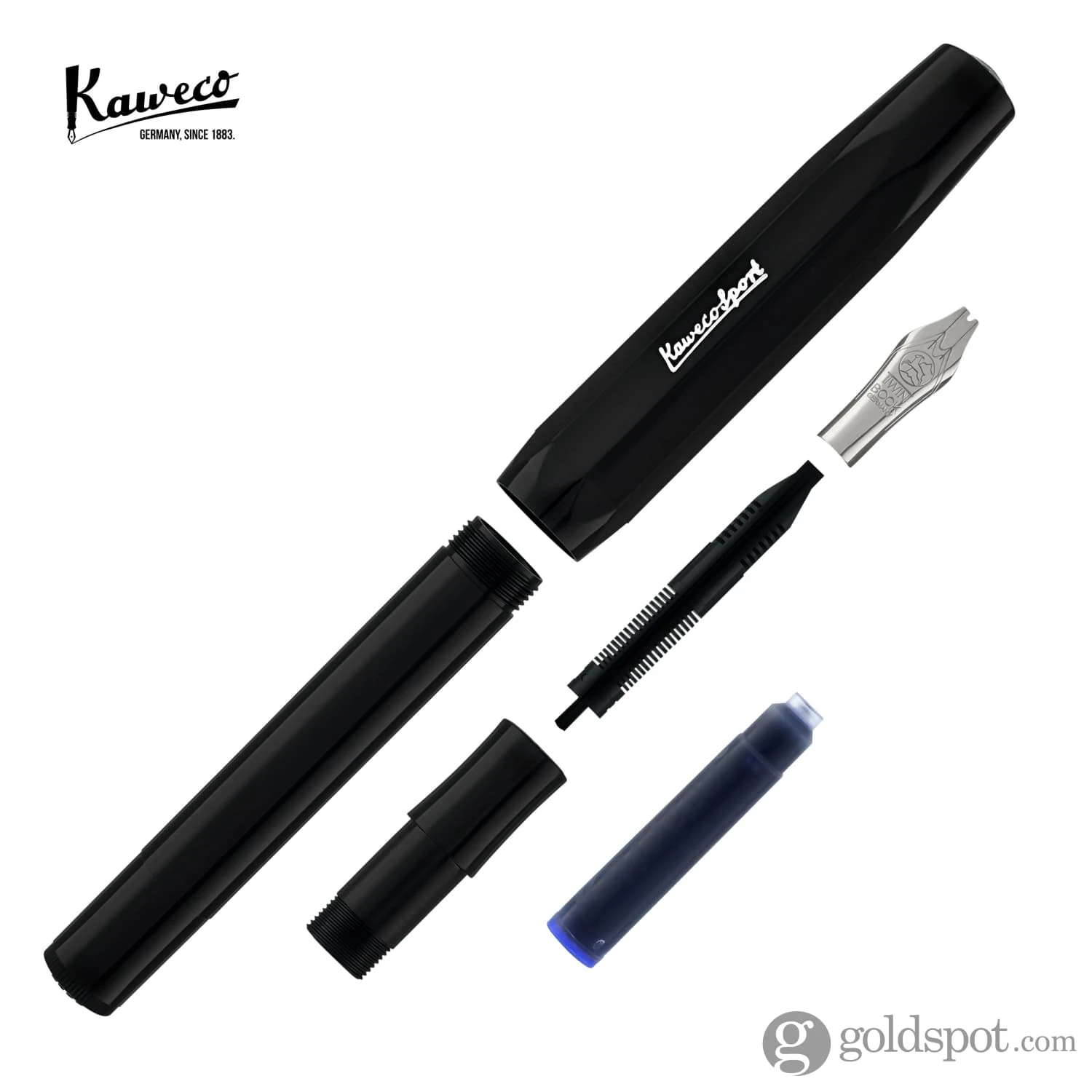 Kaweco Calligraphy Fountain Pen In Classic Black - Twin Nib 5 Kaweco Calligraphy Fountain Pen In Classic Black - Twin Nib - Image 5