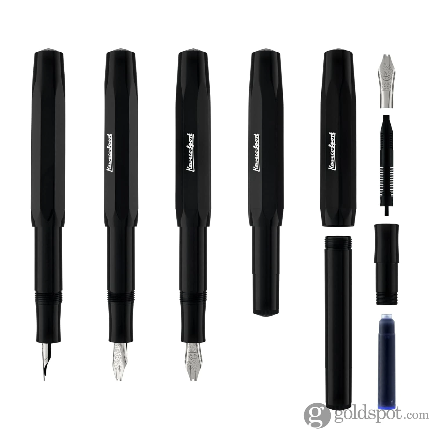 Kaweco Calligraphy Fountain Pen In Classic Black - Twin Nib 6 Kaweco Calligraphy Fountain Pen In Classic Black - Twin Nib - Image 6