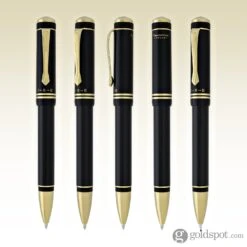 Kaweco Dia Kawecomat In Multi Functional Pen In Black Lacquer With Gold Trim -Pen & Paper Store kaweco dia kawecomat in multi functional pen black lacquer with gold trim 712