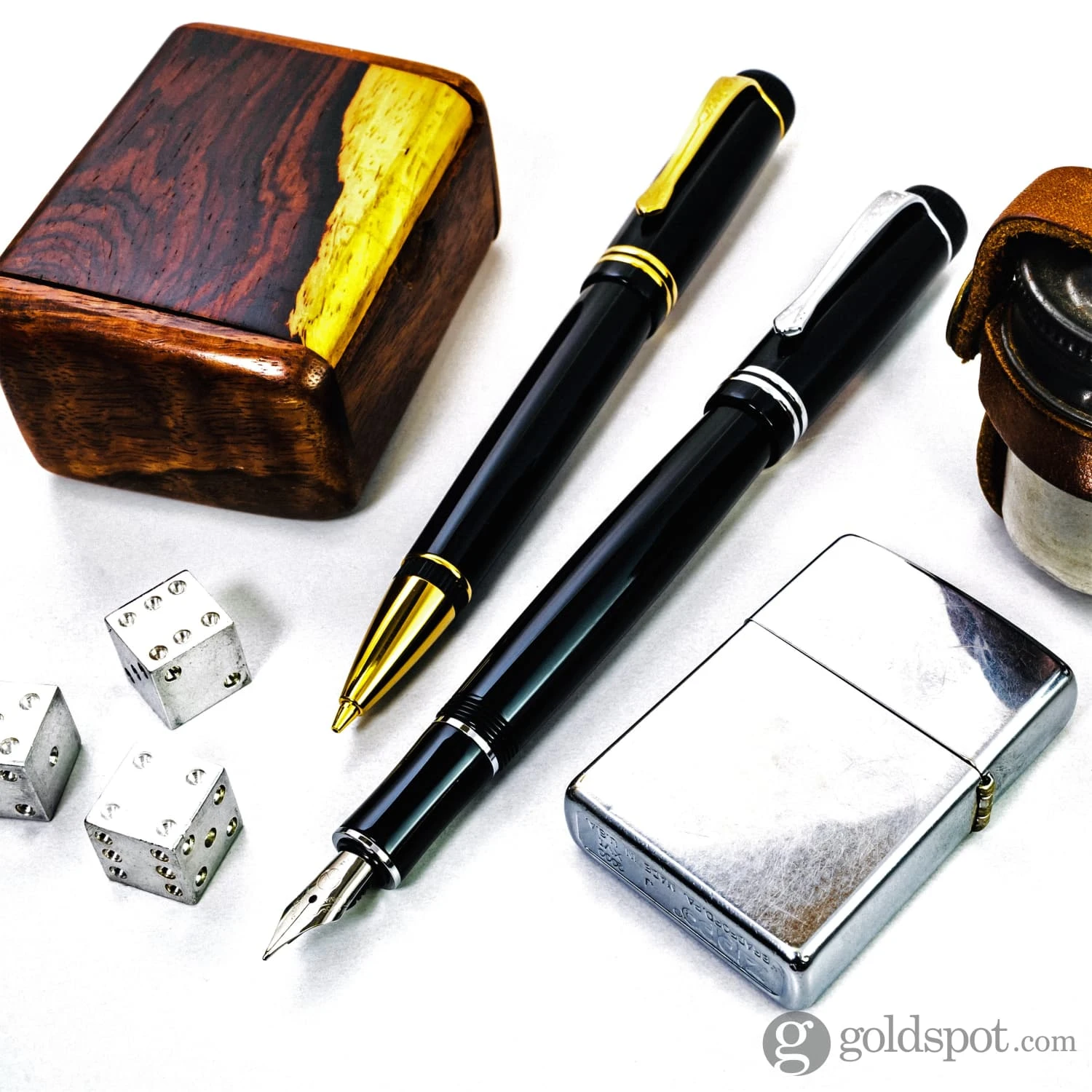 Kaweco Dia2 Ballpoint Pen In Black And Silver 8 Kaweco Dia2 Ballpoint Pen In Black And Silver - Image 8