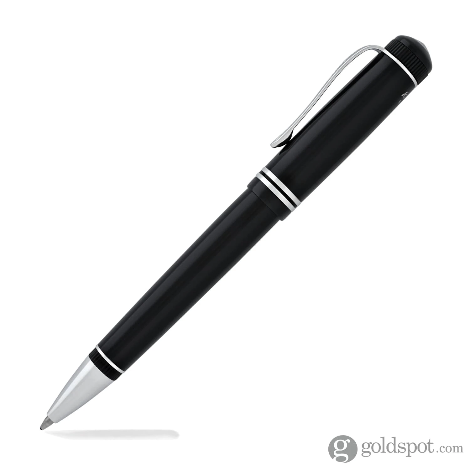 Kaweco Dia2 Ballpoint Pen In Black And Silver 3 Kaweco Dia2 Ballpoint Pen In Black And Silver - Image 3