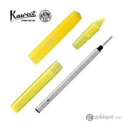 Kaweco Frosted Sport Rollerball Pen In Banana Yellow -Pen & Paper Store kaweco frosted sport rollerball pen in banana yellow 983