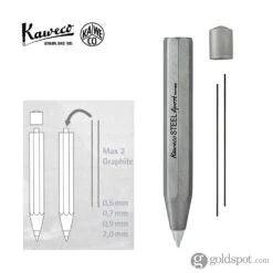 Kaweco Steel Sport Mechanical Pencil - 0.7mm -Pen & Paper Store kaweco steel sport mechanical pencil 0 7mm 681
