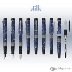 Kilk Celestial Fountain Pen In Blue -Pen & Paper Store kilk celestial fountain pen in blue 505