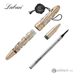 Laban 300 Skeleton Rollerball Pen In Rose Gold -Pen & Paper Store laban 300 skeleton rollerball pen in rose gold 735