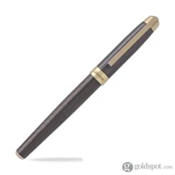 Laban Brass Fountain Pen In IP Brown With Grid -Pen & Paper Store laban brass fountain pen in ip brown with grid 249