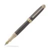 Laban Brass Fountain Pen In IP Brown With Grid