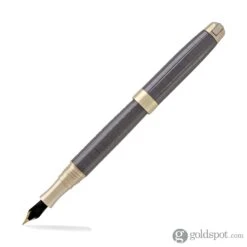 Laban Brass Fountain Pen In IP Brown With Grid -Pen & Paper Store laban brass fountain pen in ip brown with grid 982