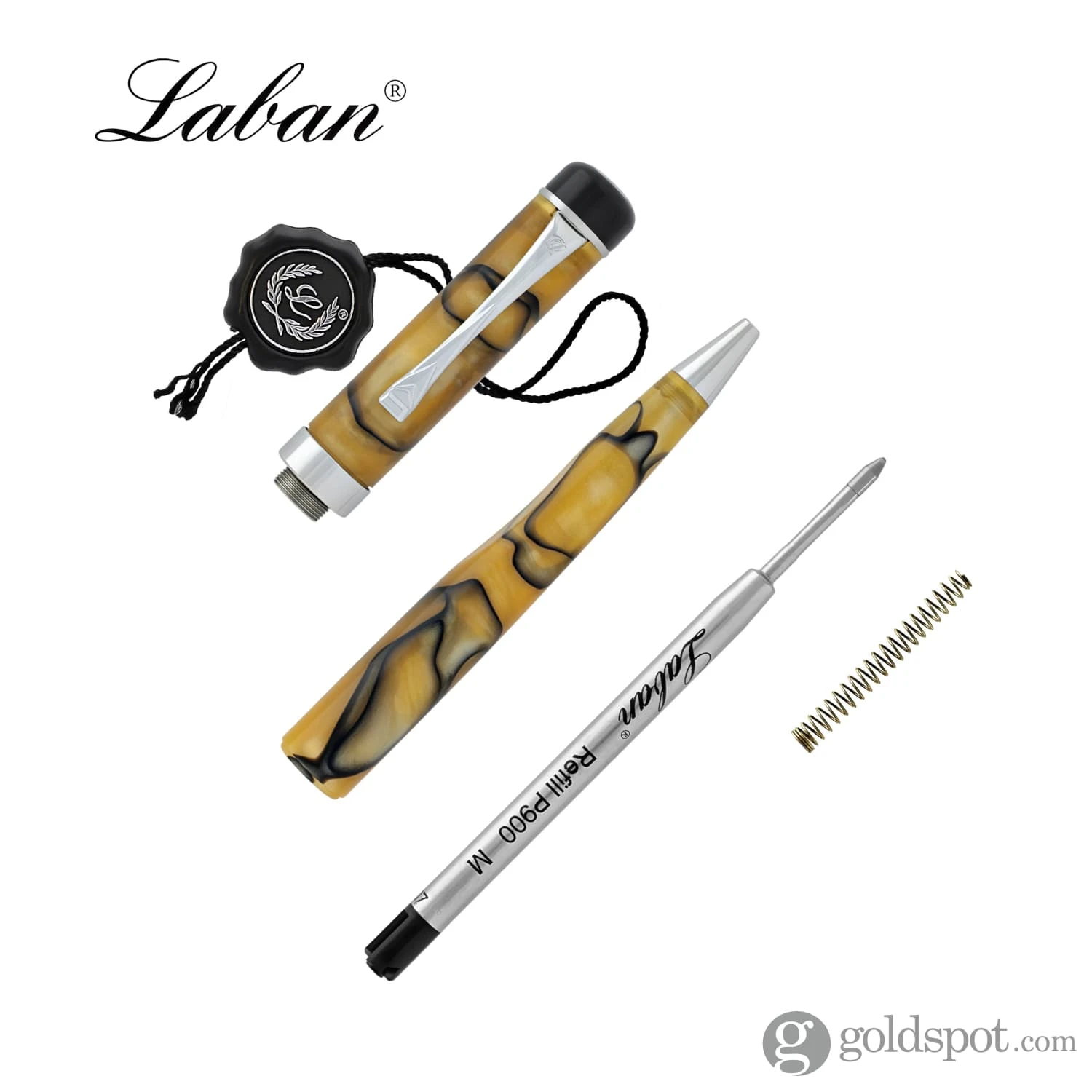 Laban Celebration Ballpoint Pen In Tiger Yellow 3 Laban Celebration Ballpoint Pen In Tiger Yellow - Image 3
