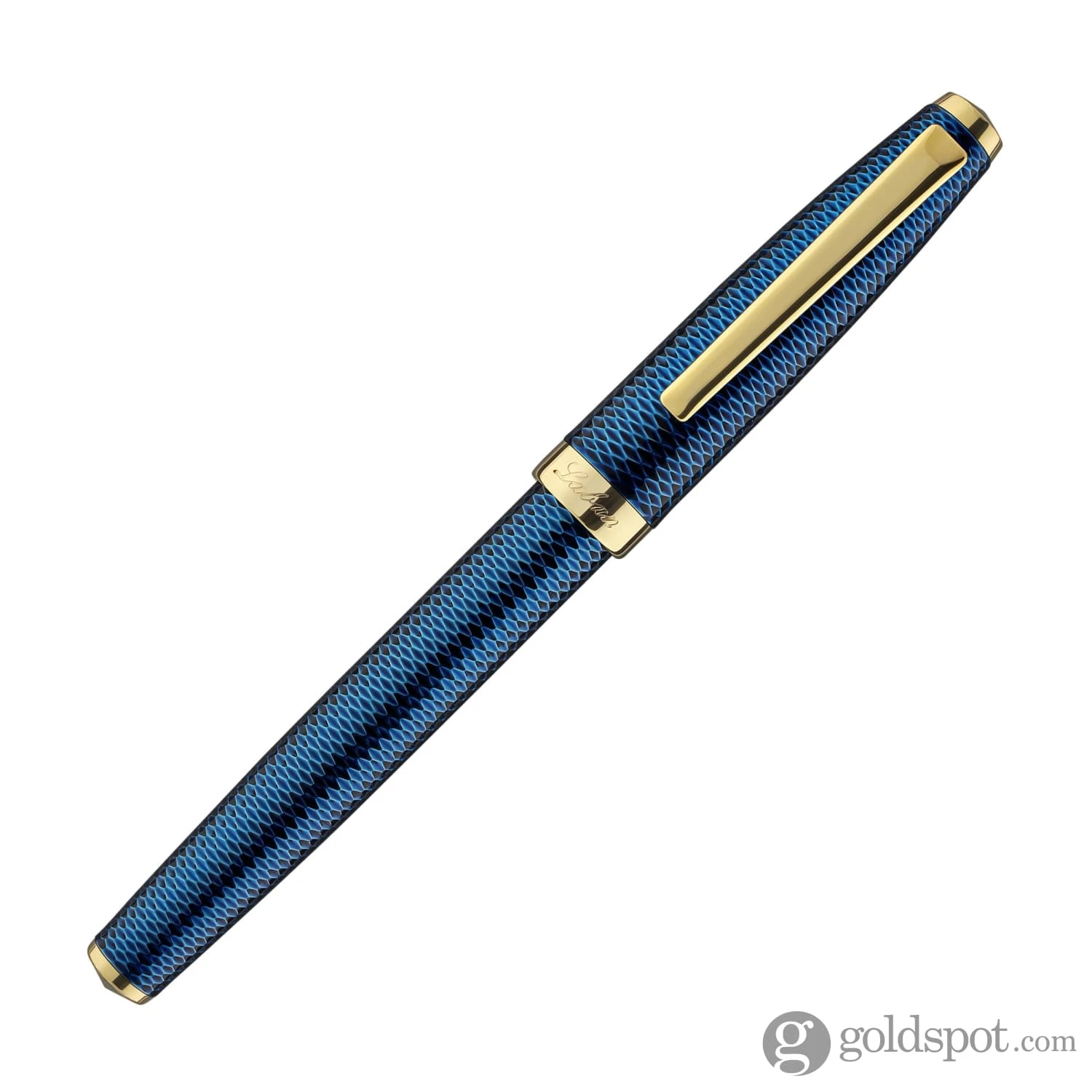 Laban Gloria Rollerball Pen In Sapphire Blue 4 Laban Gloria Rollerball Pen In Sapphire Blue - Image 4