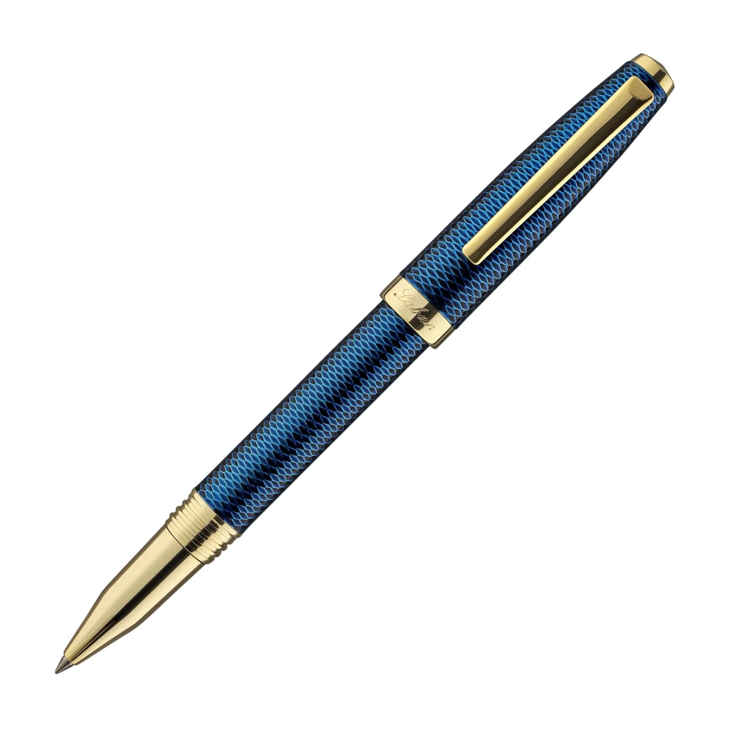 Laban Gloria Rollerball Pen In Sapphire Blue 1 Laban Gloria Rollerball Pen In Sapphire Blue