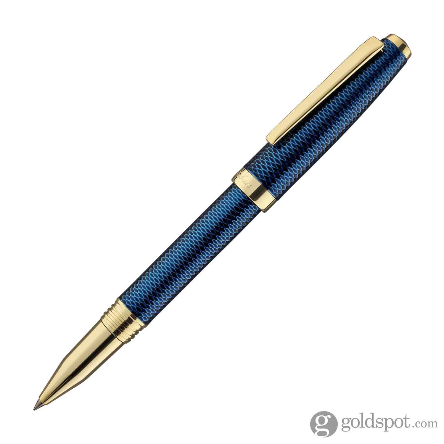 Laban Gloria Rollerball Pen In Sapphire Blue 2 Laban Gloria Rollerball Pen In Sapphire Blue - Image 2