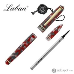 Laban Grecian Rollerball Pen In Red And Gray Marbled 14 Laban Grecian Rollerball Pen In Red And Gray Marbled -Pen & Paper Store laban grecian rollerball pen in red and gray marbled 550
