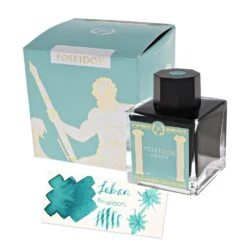 Laban Greek Mythology Bottled Ink In Poseidon Teal - 50ml