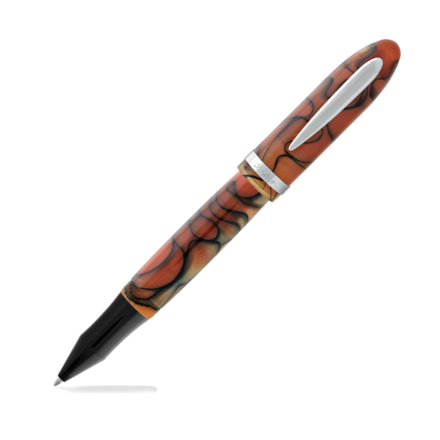 Laban Mento Rollerball Pen In Tiger Pearl 1 Laban Mento Rollerball Pen In Tiger Pearl