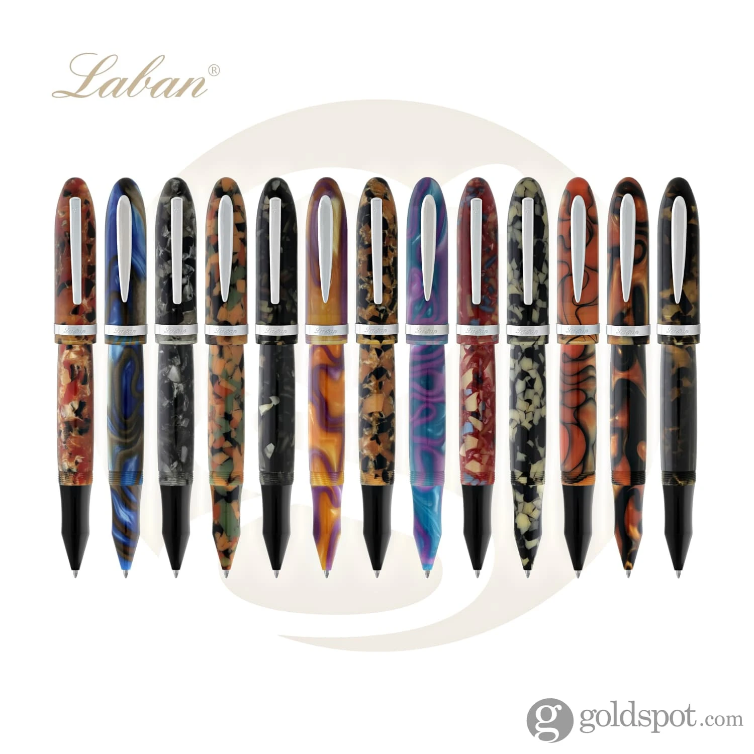 Laban Mento Rollerball Pen In Tiger Pearl 5 Laban Mento Rollerball Pen In Tiger Pearl - Image 5