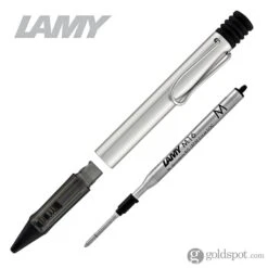 Lamy AL-Star Ballpoint Pen In Whitesilver -Pen & Paper Store lamy al star ballpoint pen in whitesilver 159