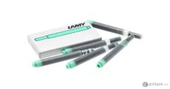 Lamy Fountain Ink Cartridges In Green - Pack Of 5 -Pen & Paper Store lamy fountain ink cartridges in green pack of 5 139