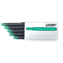 Lamy Fountain Ink Cartridges In Green - Pack Of 5