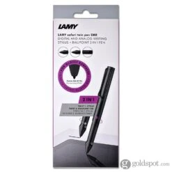 Lamy Safari EMR Twinpen Digital Writing Ballpoint Pen In All Black - PC/EL -Pen & Paper Store lamy safari emr twinpen digital writing ballpoint pen in all black pcel 524