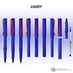 Lamy Safari Rollerball Pen In Blue With Red Clip 2022 Special Edition -Pen & Paper Store lamy safari rollerball pen in blue with red clip 2022 special edition 576
