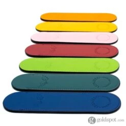 Leonardo Leather Single Pen Sleeve - Petrol Blue -Pen & Paper Store leonardo leather single pen sleeve petrol blue 869