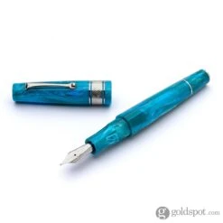 Leonardo Supernova Regular Size Fountain Pen In Star Light Blue With Silver Trim -Pen & Paper Store leonardo supernova regular size fountain pen in star light blue with silver trim 374