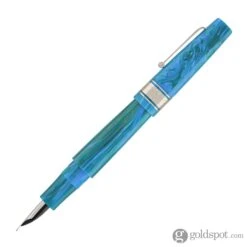 Leonardo Supernova Regular Size Fountain Pen In Star Light Blue With Silver Trim -Pen & Paper Store leonardo supernova regular size fountain pen in star light blue with silver trim 628