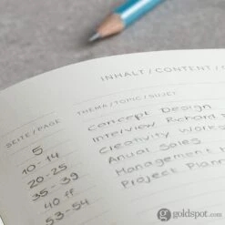 Leuchtturm 1917 Composition Hardcover Dot Grid Notebook In Stone Blue - B5 -Pen & Paper Store leuchtturm 1917 composition hardcover dot grid notebook in stone blue b5 504