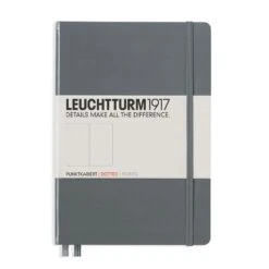 Leuchtturm 1917 Hardcover Dot Grid Notebook In Anthracite - A5