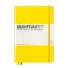 Leuchtturm 1917 Hardcover Dot Grid Notebook In Lemon Yellow - A5