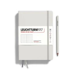 Leuchtturm 1917 Hardcover Dot Grid Notebook In Light Grey - A5