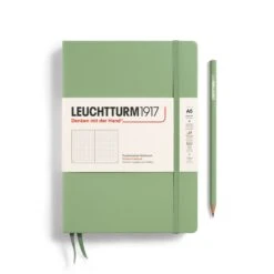 Leuchtturm 1917 Hardcover Dot Grid Notebook In Sage - A5