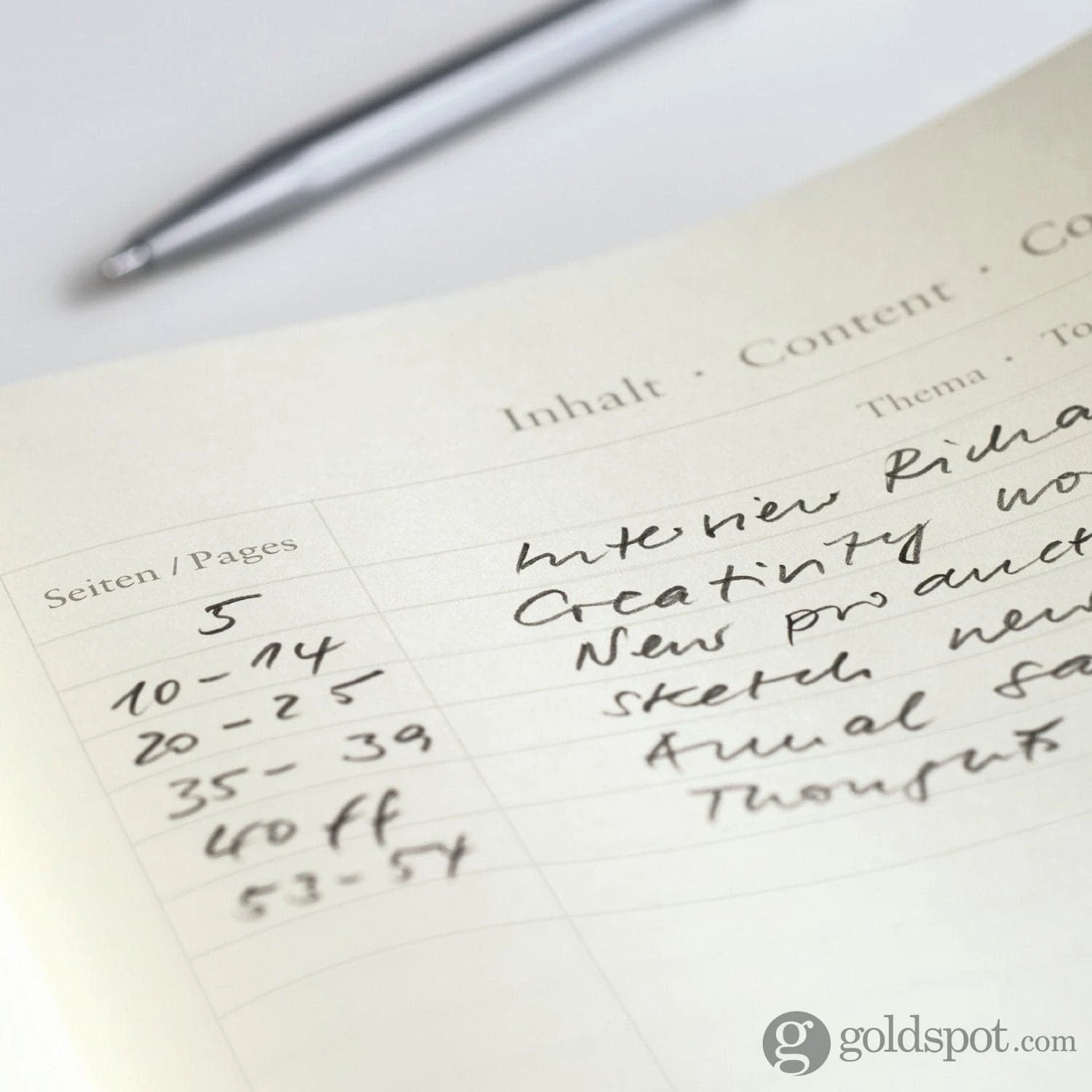 Leuchtturm 1917 Hardcover Dot Grid Notebook In Stone Blue - A5 3 Leuchtturm 1917 Hardcover Dot Grid Notebook In Stone Blue - A5 - Image 3