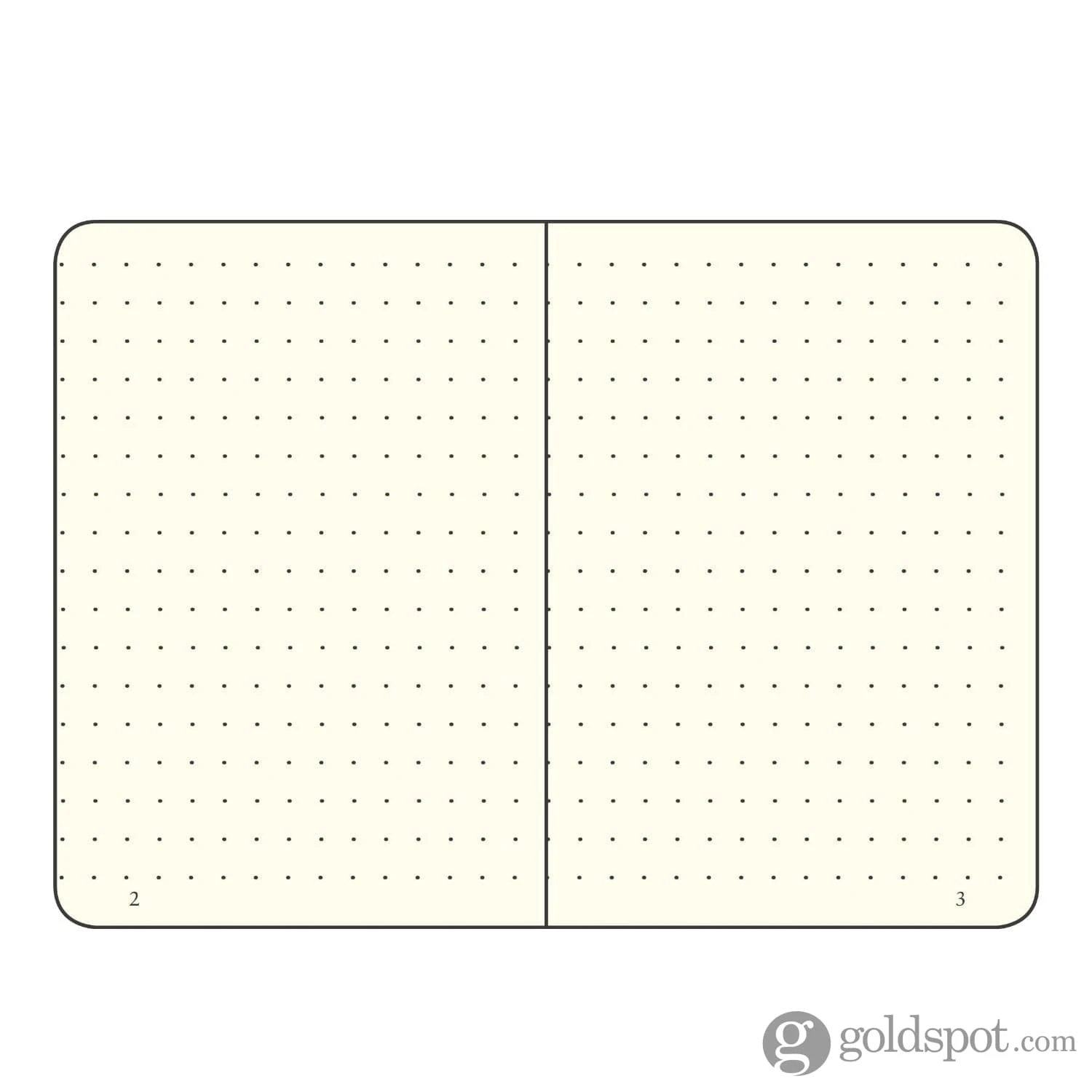 Leuchtturm 1917 Hardcover Dot Grid Notebook In Vanilla - A5 2 Leuchtturm 1917 Hardcover Dot Grid Notebook In Vanilla - A5 - Image 2