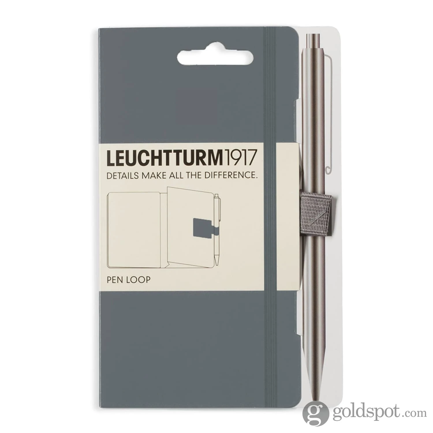 Leuchtturm 1917 Pen Loop In Anthracite 5 Leuchtturm 1917 Pen Loop In Anthracite - Image 5