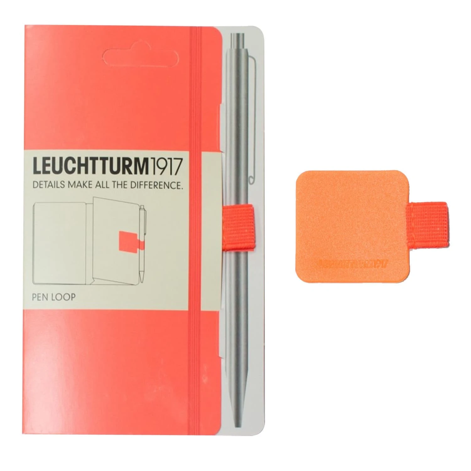 Leuchtturm 1917 Pen Loop In Neon Orange 1 Leuchtturm 1917 Pen Loop In Neon Orange