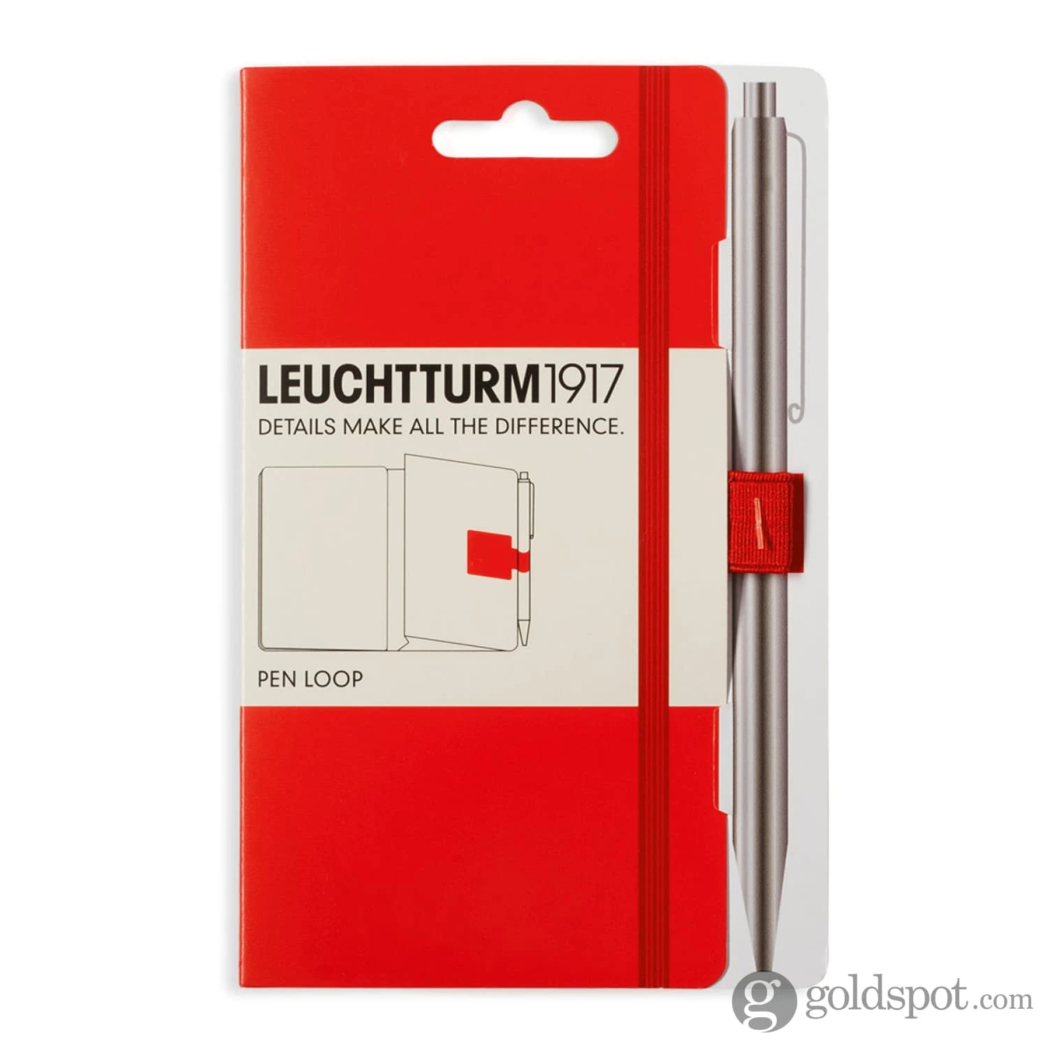 Leuchtturm 1917 Pen Loop In Red 4 Leuchtturm 1917 Pen Loop In Red - Image 4