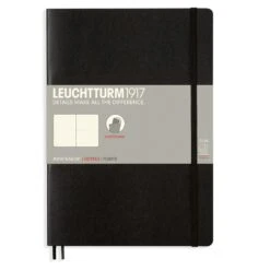 Leuchtturm 1917 Softcover Dot Grid Notebook In Black - A5